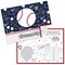 Big Dot of Happiness Batter Up - Baseball - Paper Birthday Party Coloring Sheets - Activity Placemats - Set of 16